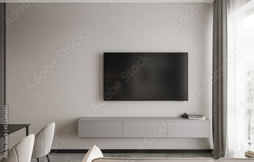 Wallpaper Mural modern living room Torontodigital.ca