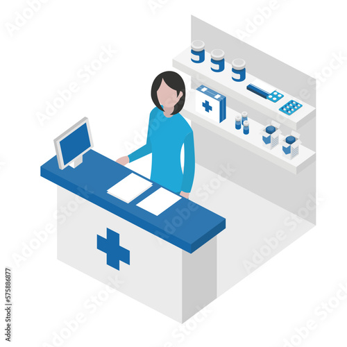 Medical Isometric Illustration