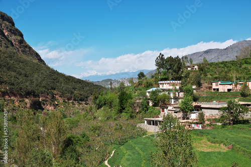 Nature close Mingora in Swat valley of Himalayas, Pakistan photo