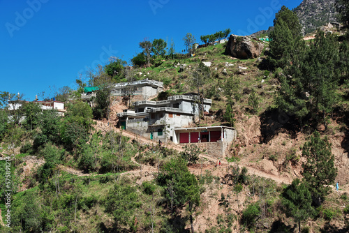 A small village close Mingora in Swat valley of Himalayas, Pakistan photo