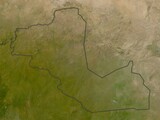 Western Bahr-el-Ghazal, South Sudan. Low-res satellite. No legend