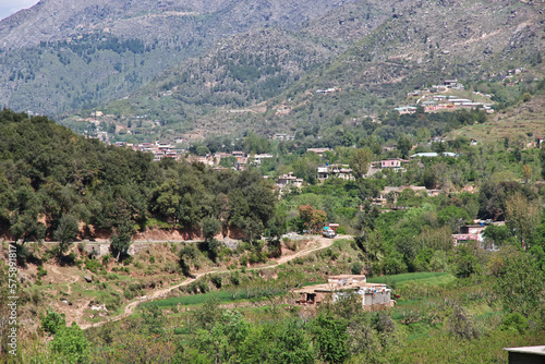 Nature close Mingora in Swat valley of Himalayas, Pakistan photo