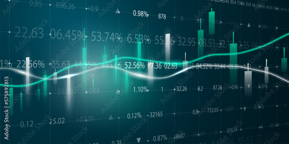 business vector illustration design Stock market charts or Forex trading charts for business and finance ideas. business vector illustration design Stock market charts or Forex trading charts for business and finance ideas.