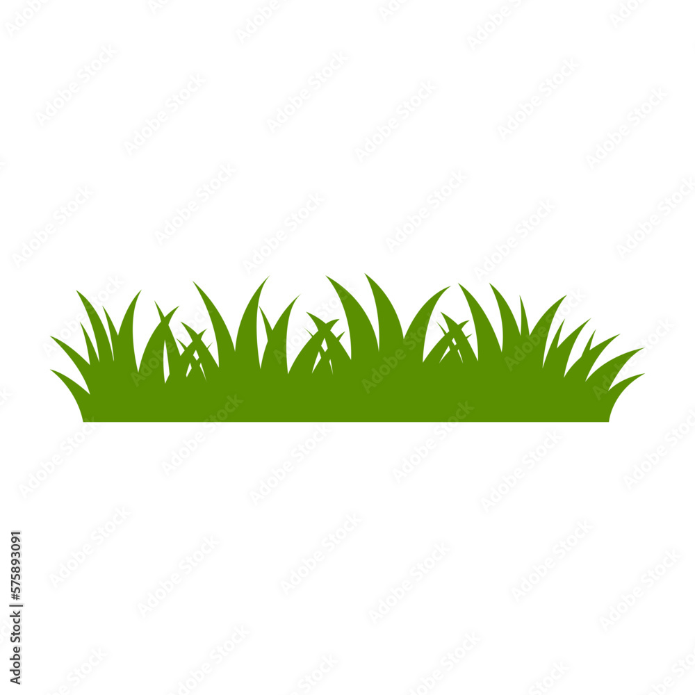 Fototapeta premium Green Grass icon.