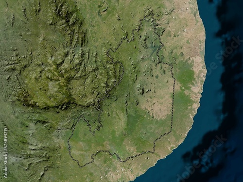 Moneragala, Sri Lanka. Low-res satellite. No legend