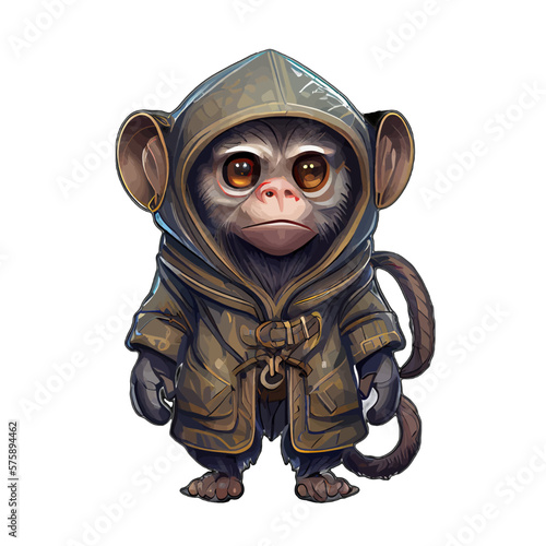 Cute Cyberpunk Monkey artwork, cartoon, comic, illustration, vector, graphic, ape t-shirt design, shirt, tshirt