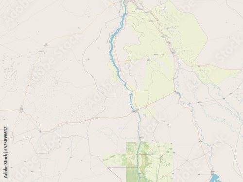 White Nile  Sudan. OSM. No legend