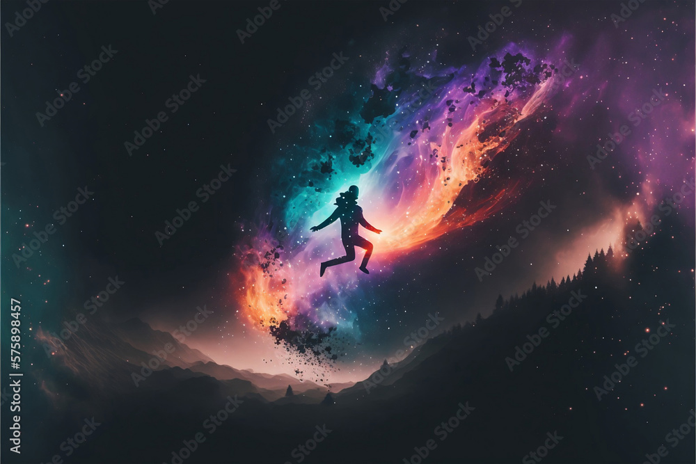 The Spiritual Connection: Exploring the Relationship between Yoga and Space, generative ai The Spiritual Connection: Exploring the Relationship between Yoga and Space, generative ai