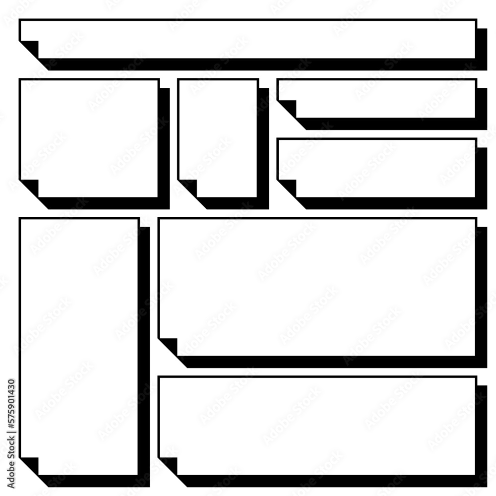 Vector Collection Set of Dialog Box Designs Vector Collection Set of Dialog Box Designs
