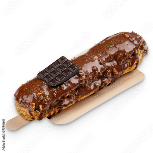 Delicious French eclair