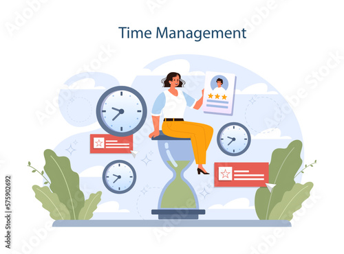 Time management. Human resources manager soft skills. HR agent competencies