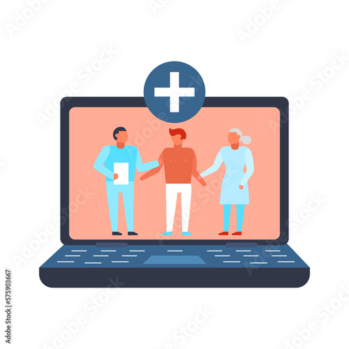 Online Medicine Laptop Composition