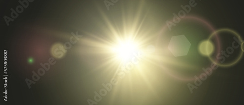 Vector transparent sunlight special lens flare light effect. Bright beautiful star. Light from the rays. 