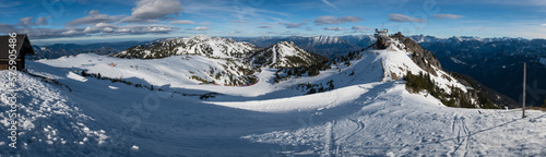 Panoramic view from the skiresort Hochkar in Loweraustria