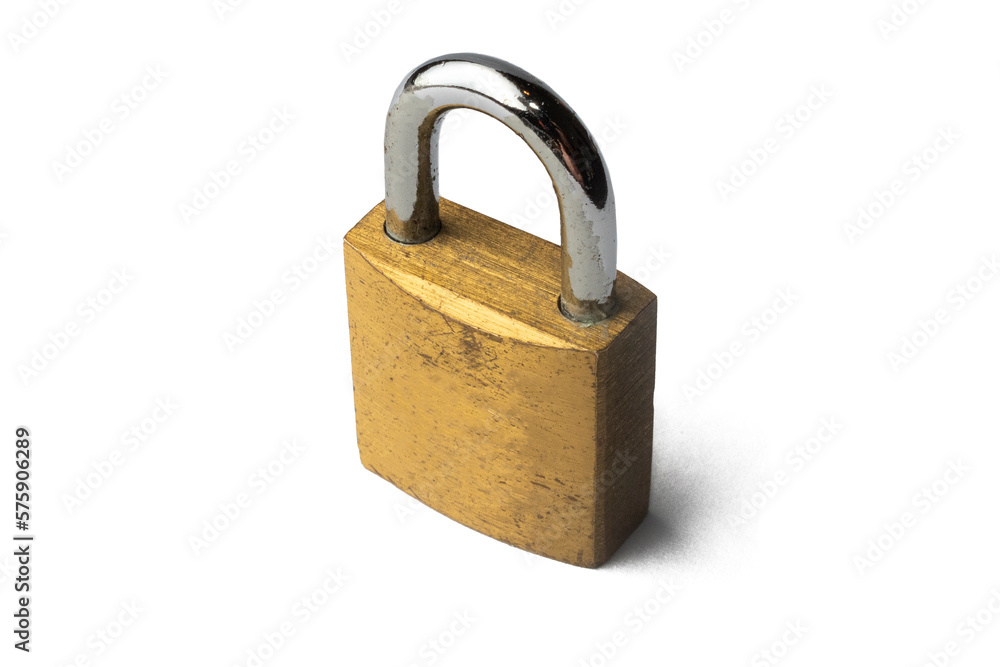 Padlock with shading, isolated Padlock with shading, isolated