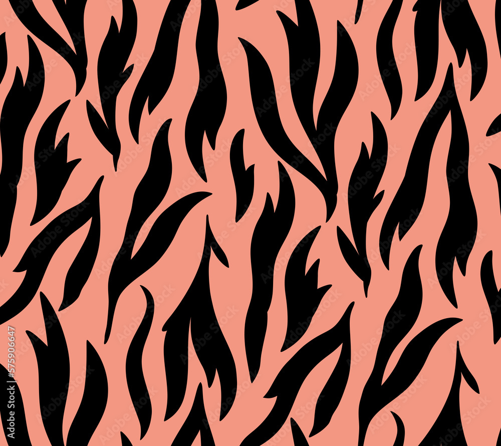 Seamless zebra pattern, camouflage print. Seamless zebra pattern, camouflage print.