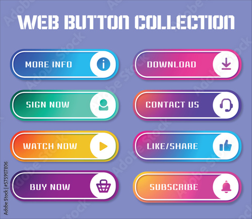 cta web button collection