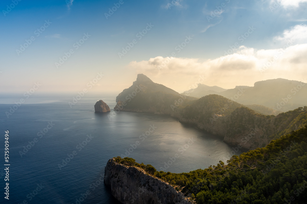 Ausblick: Blick Cap de Formentor in Mallorca, Spanien