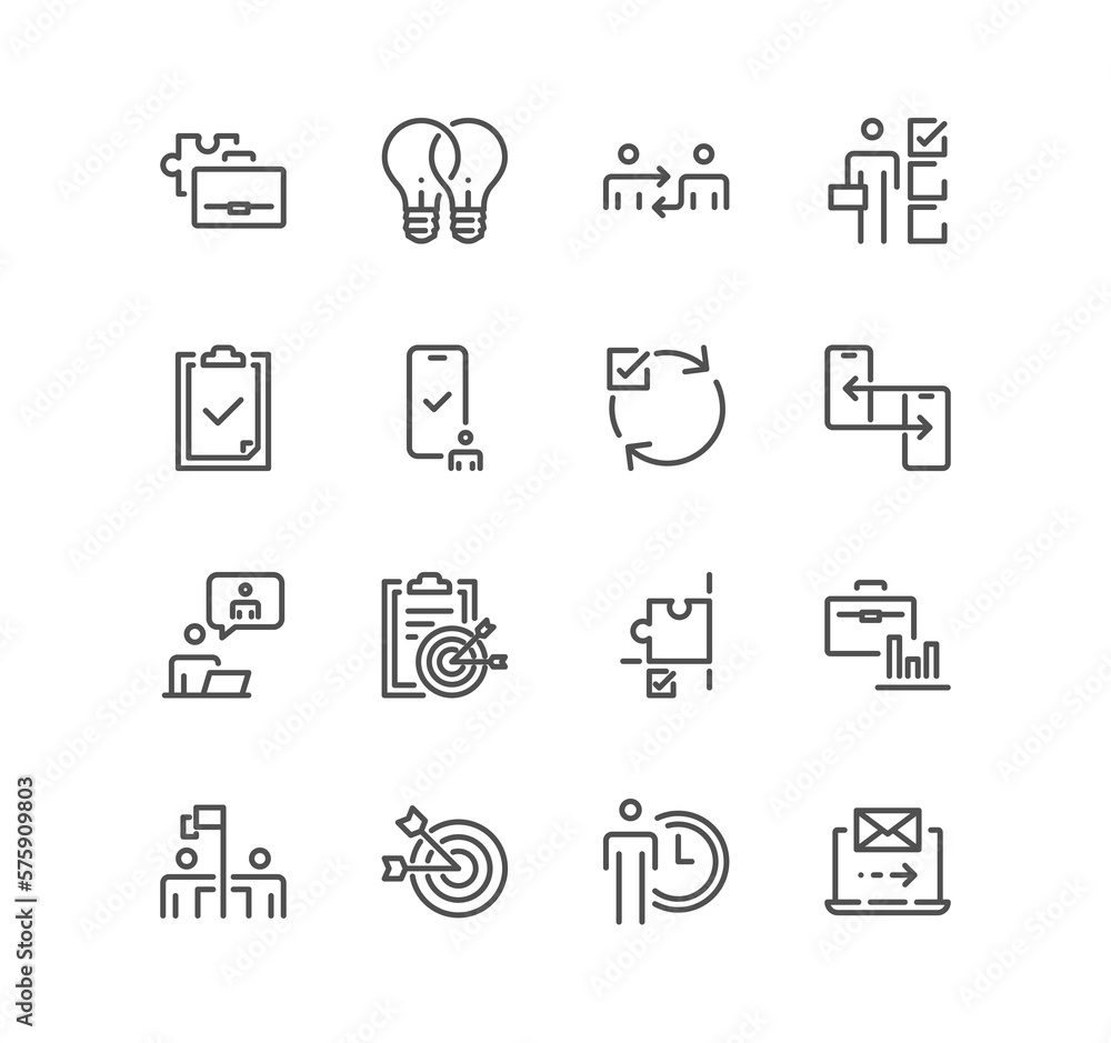 Set of b2b related icons, business to business, business collaboration and linear variety symbol.
Set of b2b related icons, business to business, business collaboration and linear variety symbol.