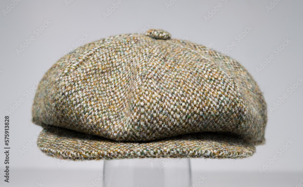Herren Wollmischung Schiebermütze: Peaky Blinders Style Baker Boy Hut - Österreich