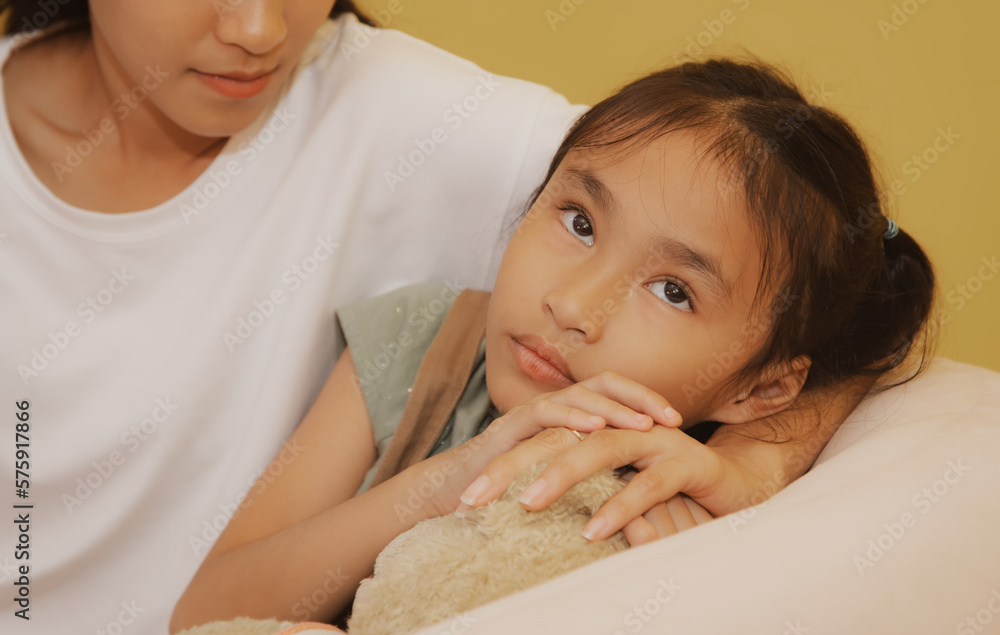 Sensitive asian daughter with a weak heart and an unhappy face, worried about something, with a caring mother at her side to help relieve stress.
Sensitive asian daughter with a weak heart and an unhappy face, worried about something, with a caring mother at her side to help relieve stress.