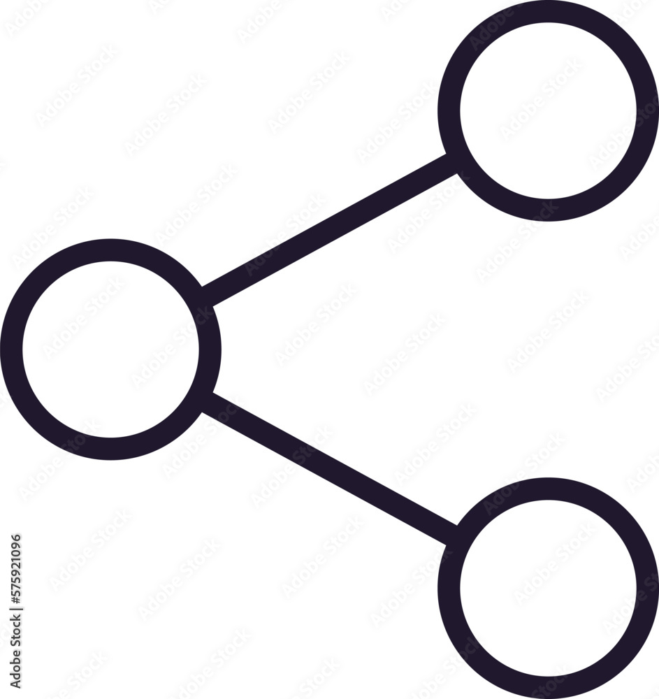 Link concept. Single premium editable stroke pictogram perfect for logos, mobile apps, online shops and web sites. Vector symbol isolated on white background. Link concept. Single premium editable stroke pictogram perfect for logos, mobile apps, online shops and web sites. Vector symbol isolated on white background.