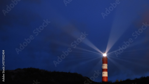 Leuchtturm in der blauen Stunde