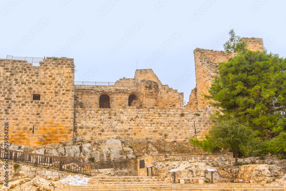 Ajloun Castle, Jordan built by the Ayyubids in 12th century, Middle East