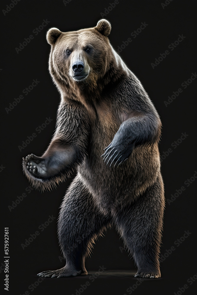 Fototapeta premium brown bear portrait