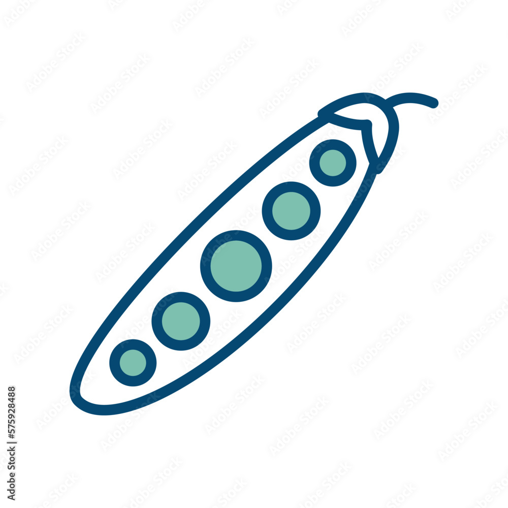 peas icon vector design template in white background peas icon vector design template in white background
