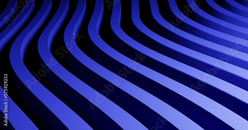 Abstract blue, color pattern of waves and lines, luxury background, 3d