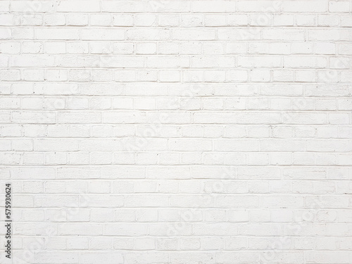 Canvas-taulu Modern white brick wall texture background.