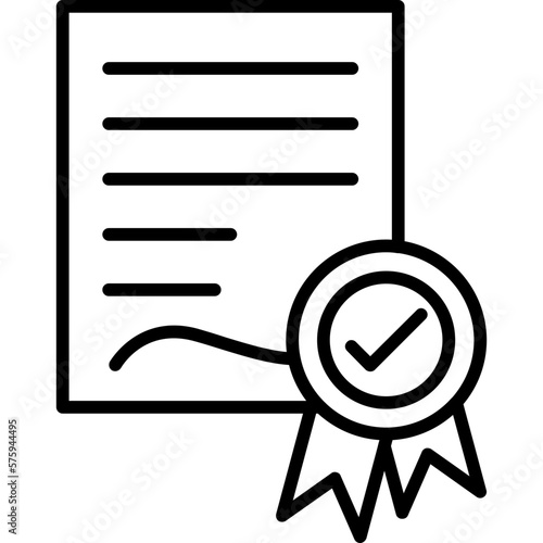 Certificate Icon