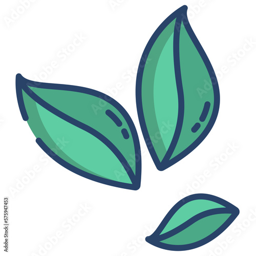Coco leaves icon