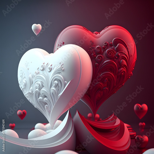 heart, love, valentine, romance, symbol, day, vector, romantic, red, illustration, shape, design, holiday, card, icon, wedding, passion, pink, art, decoration, valentines, hearts, celebration, valenti photo