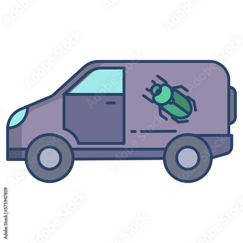 Pest vehicle icon
