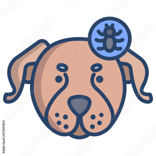 Anti flea icon