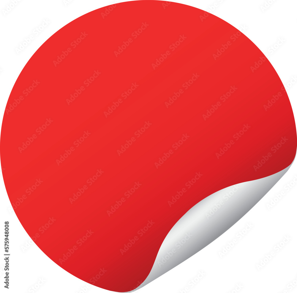 red round sticker banner - vector design element red round sticker banner - vector design element