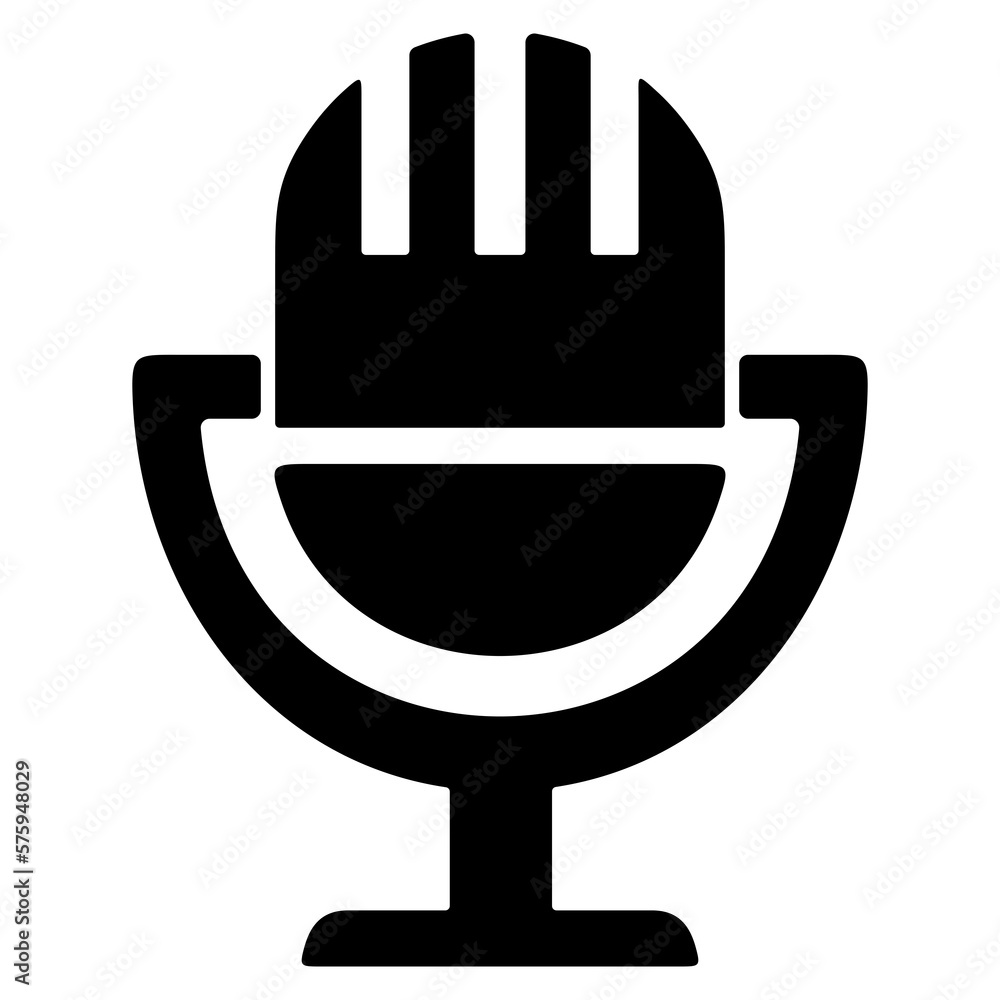Microphone icon in flat style. Karaoke mic symbol. Music studio, singing song concept. Microphone icon in flat style. Karaoke mic symbol. Music studio, singing song concept.