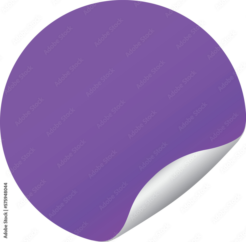 purple round sticker banner - vector design element purple round sticker banner - vector design element