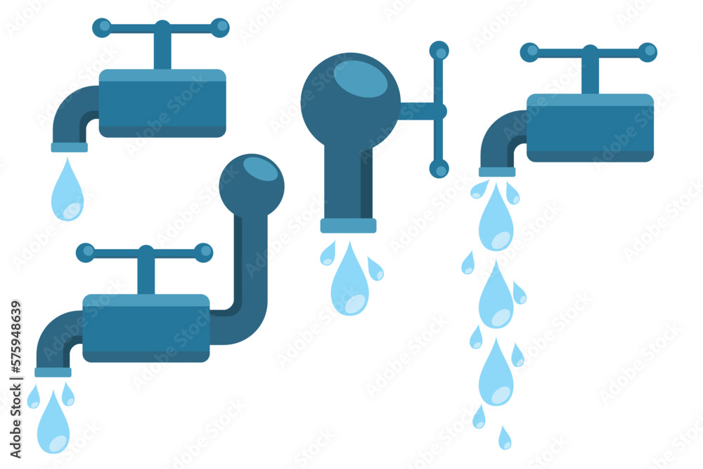 Set of water faucets Set of water faucets