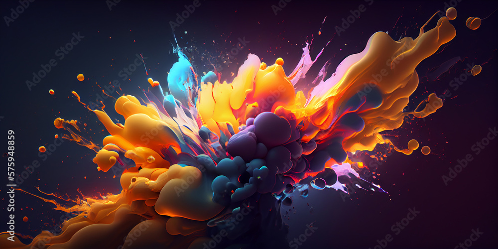 Obraz premium 3D abstract art background design