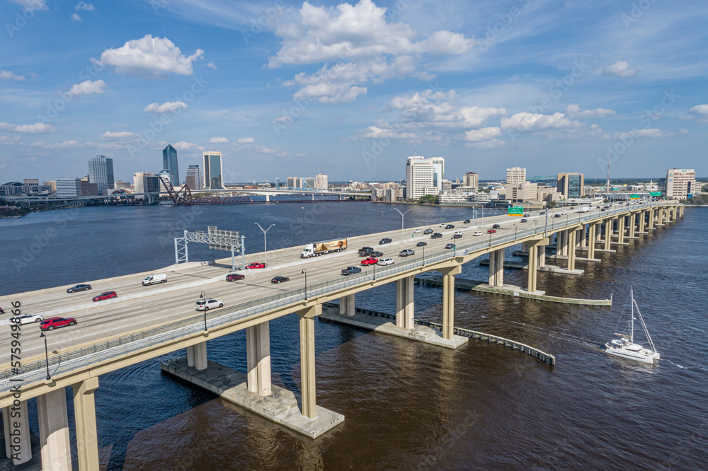 Obraz premium downtown Jacksonville FL 