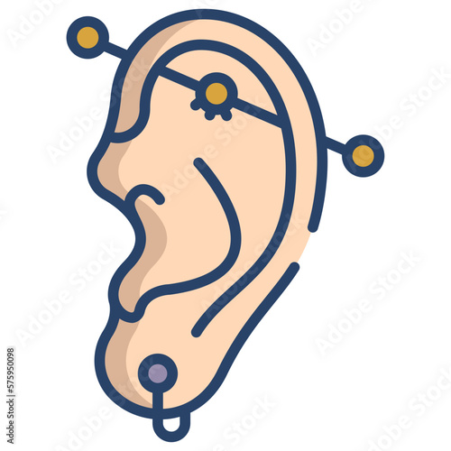 Ear piercing icon