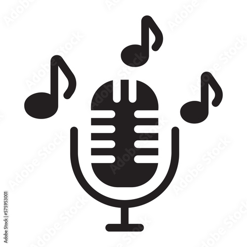 music glyph icon