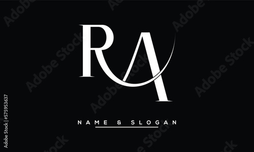 RA,  AR,  R,  A  Abstract  Letters  Logo  Monogram