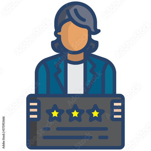 presidential candidate woman icon