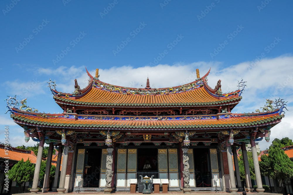 The Taipei Confucius Temple is a Confucian temple in Datong District, Taipei, Taiwan. The Taipei Confucius Temple is a Confucian temple in Datong District, Taipei, Taiwan.