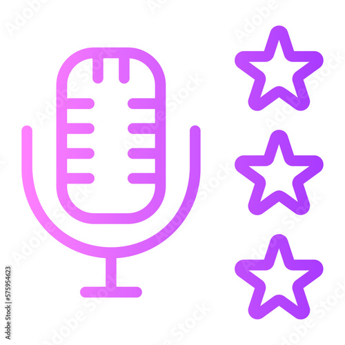 rating gradient icon