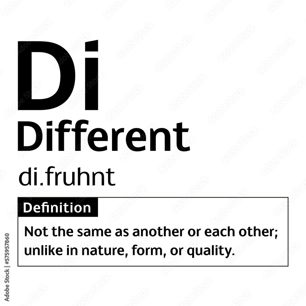 Different English Word definition digital print design for tshirts and